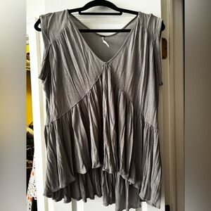 Free People Gray Top
